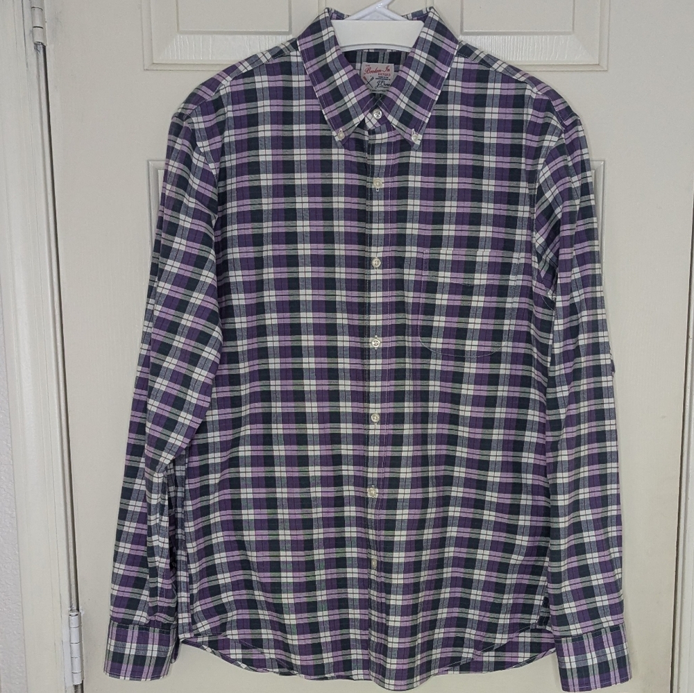 J. Crew Re-Imagine Oxford Button Down Men's L Slim - Picture 16 of 16